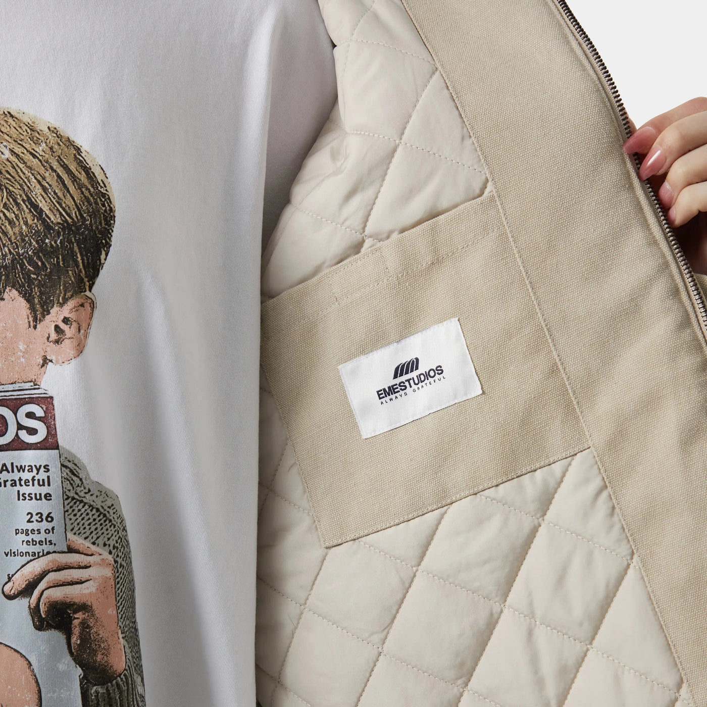Eme Studios Bulwark Canva Off Sand Coat