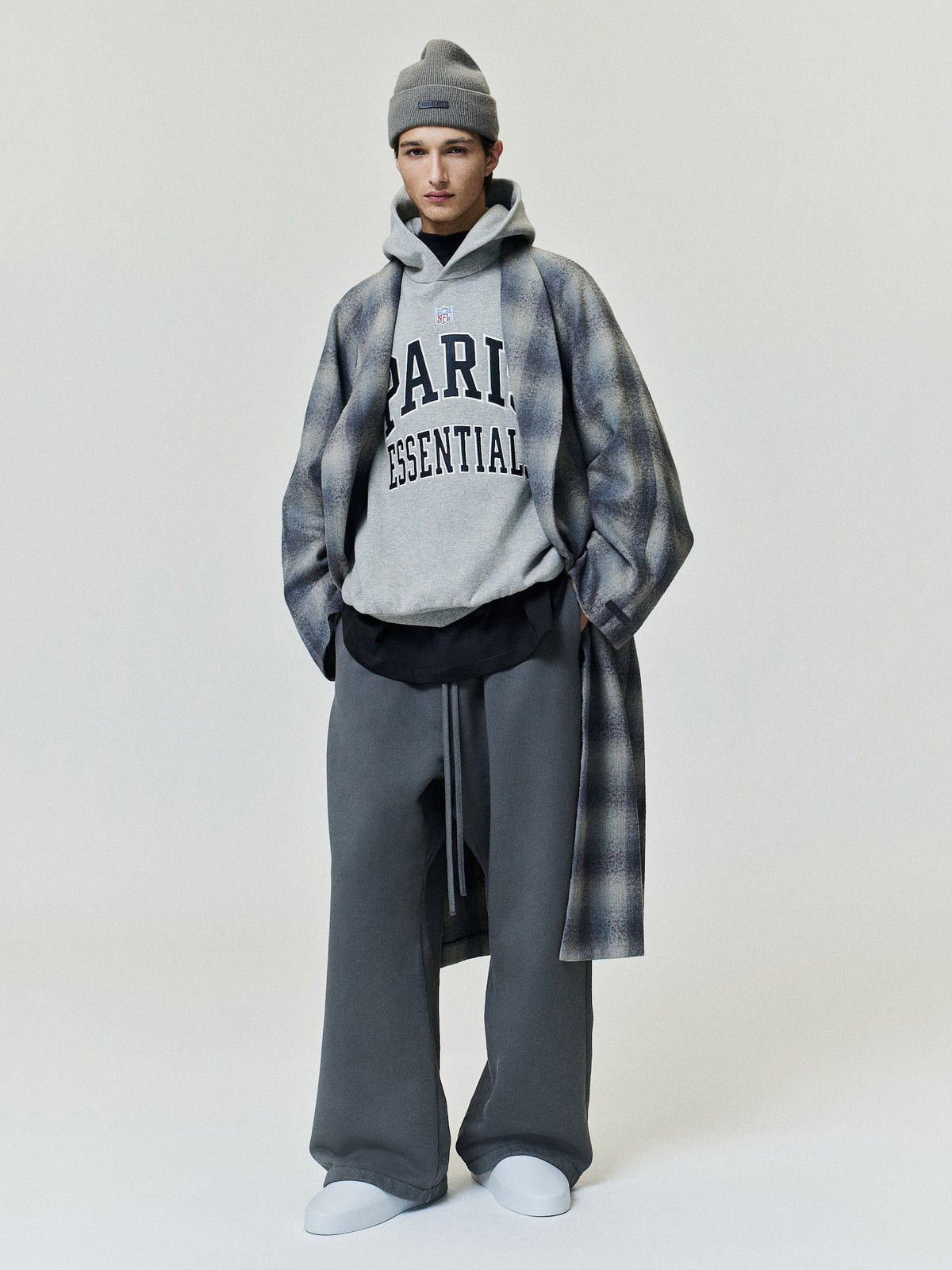 Buzo Fear of God Essentials Nfl Paris 90s Relaxed Warm Heather