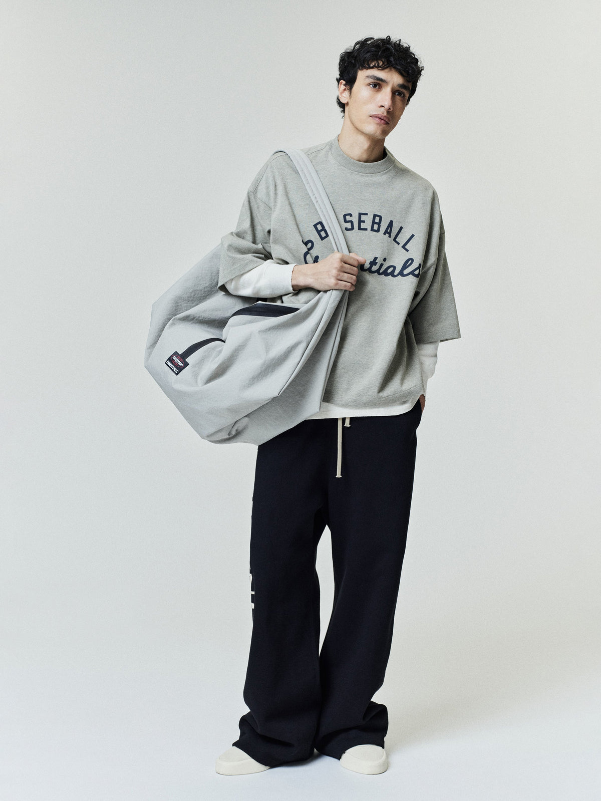 Remera Fear of God Essentials Mlb Merch Seal Heather