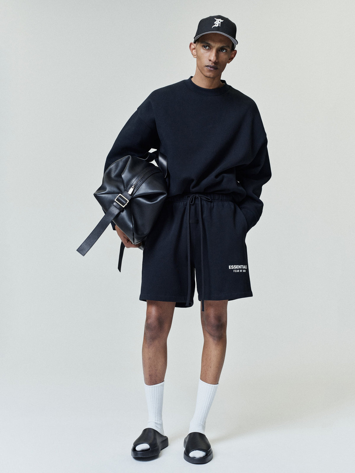 Shorts Fear of God Essentials Classic Vintage Black