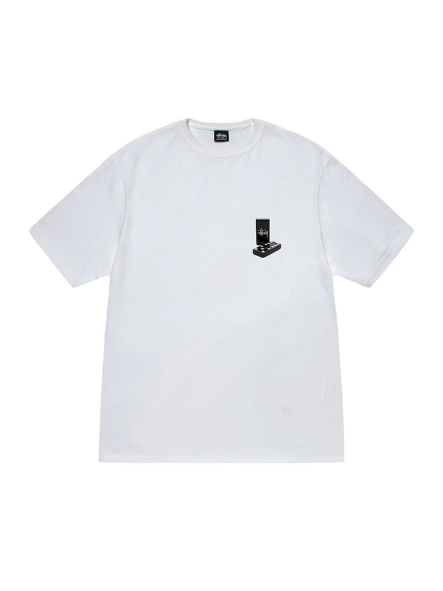 Remera Stussy Dominoes Blanca