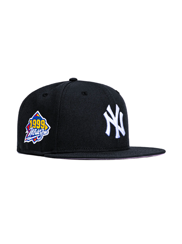 Gorra New Era 9Fifty New York Yankees 1999 World Series Patch Pink UV Snapback