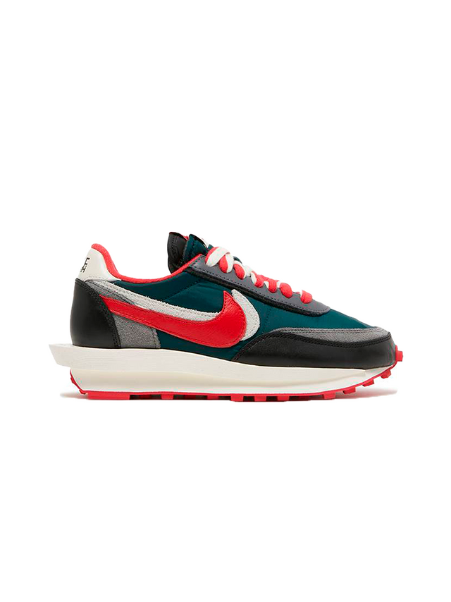 Nike x Sacai x Undercover LD Waffle Midnight Spruce University Red"