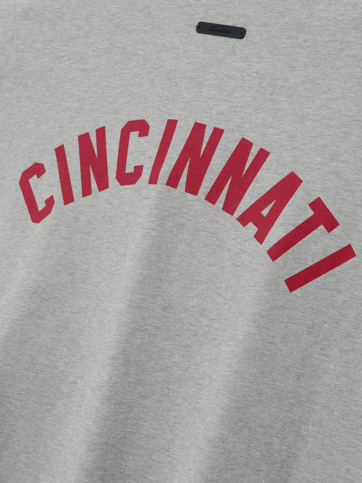 Remera Fear of God Essentials Reds Merch Concrete Heather