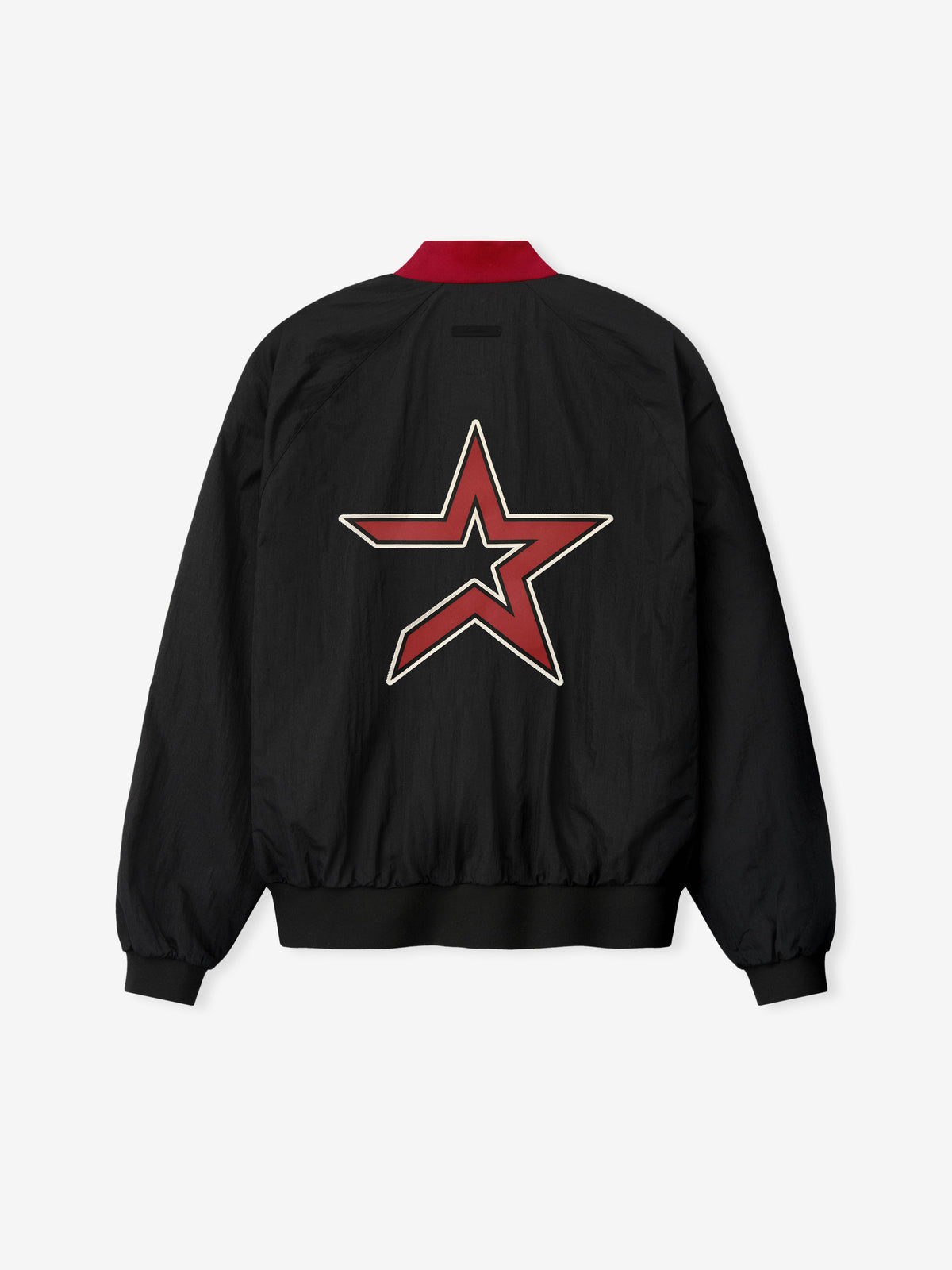 Buzo Fear of God Essentials Astros Half Zip Negro