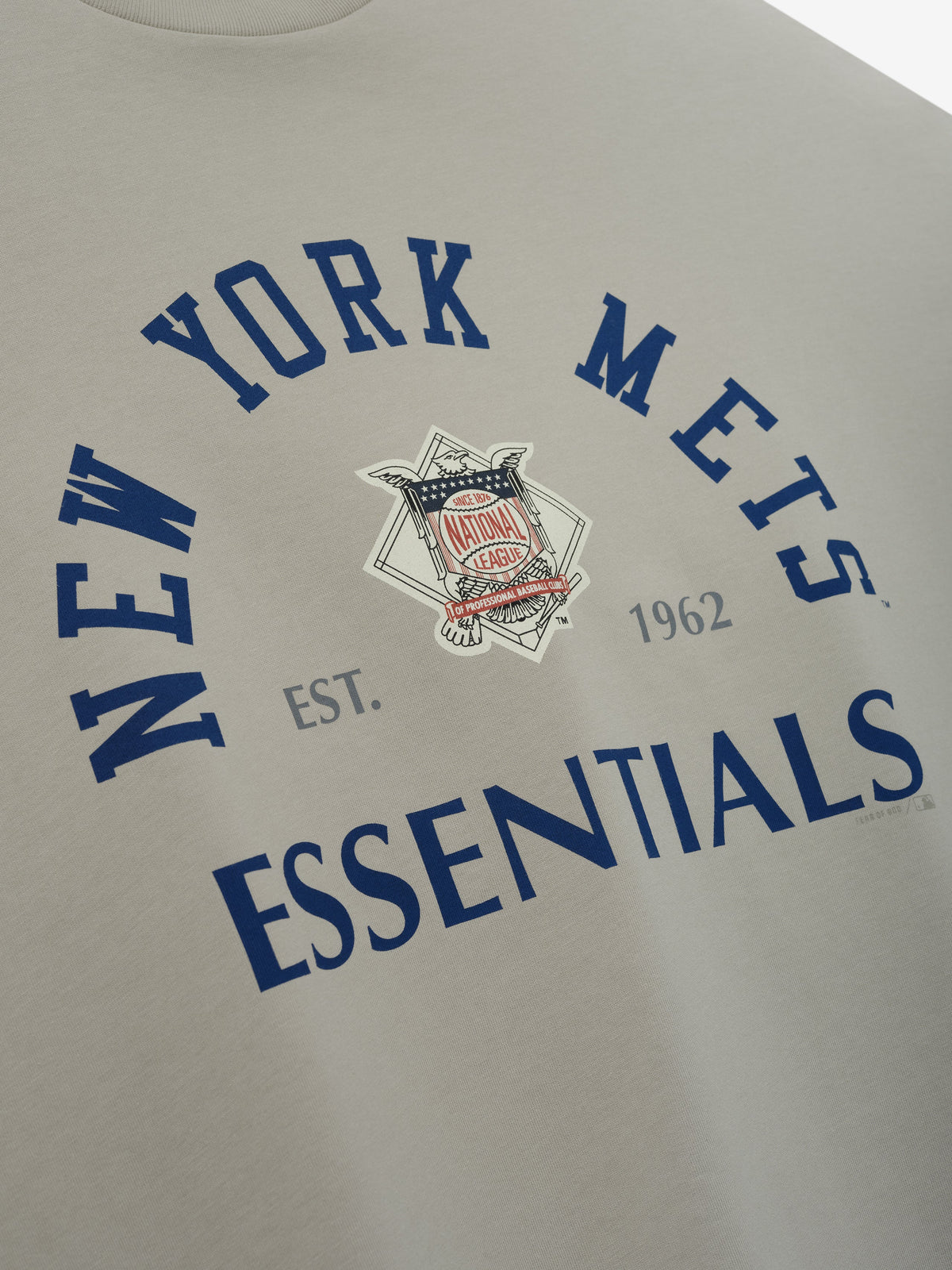 Remera Fear of God Essentials Mets National League Merch Seal