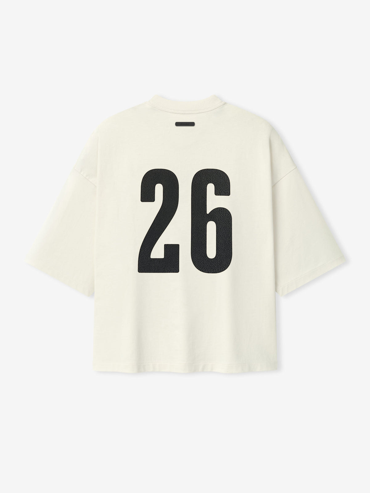 Remera Fear of God Essentials Merch Boxy Fit Ivory