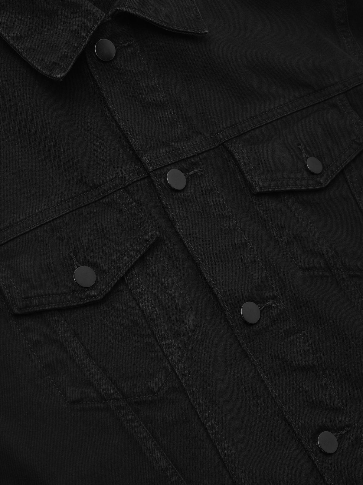 Campera Fear of God Essentials Classic Denim Overdyed Black