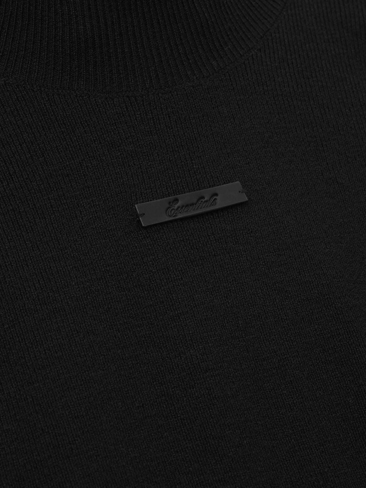 Remera Fear of God Essentials Standing Collar Sleeveless Vintage Black
