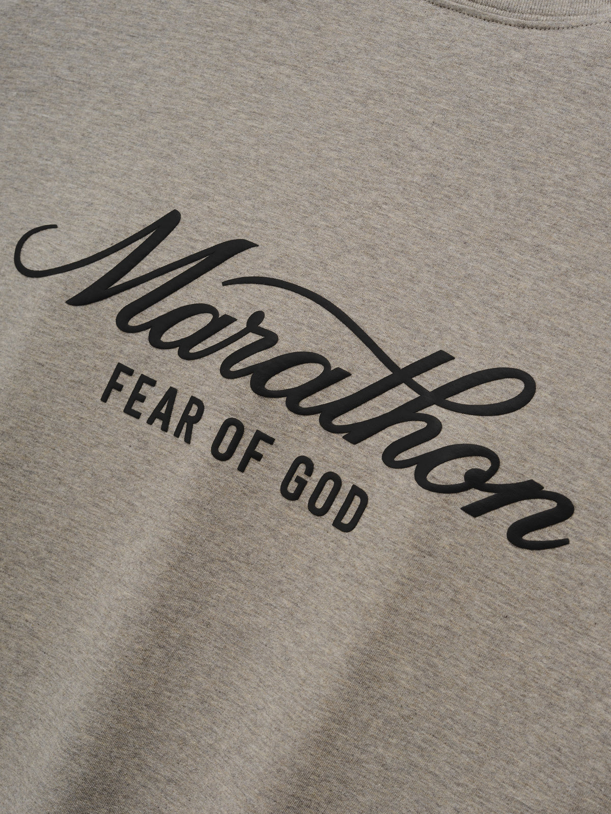 Remera Fear of God Essentials Marathon Merch Warm Heather