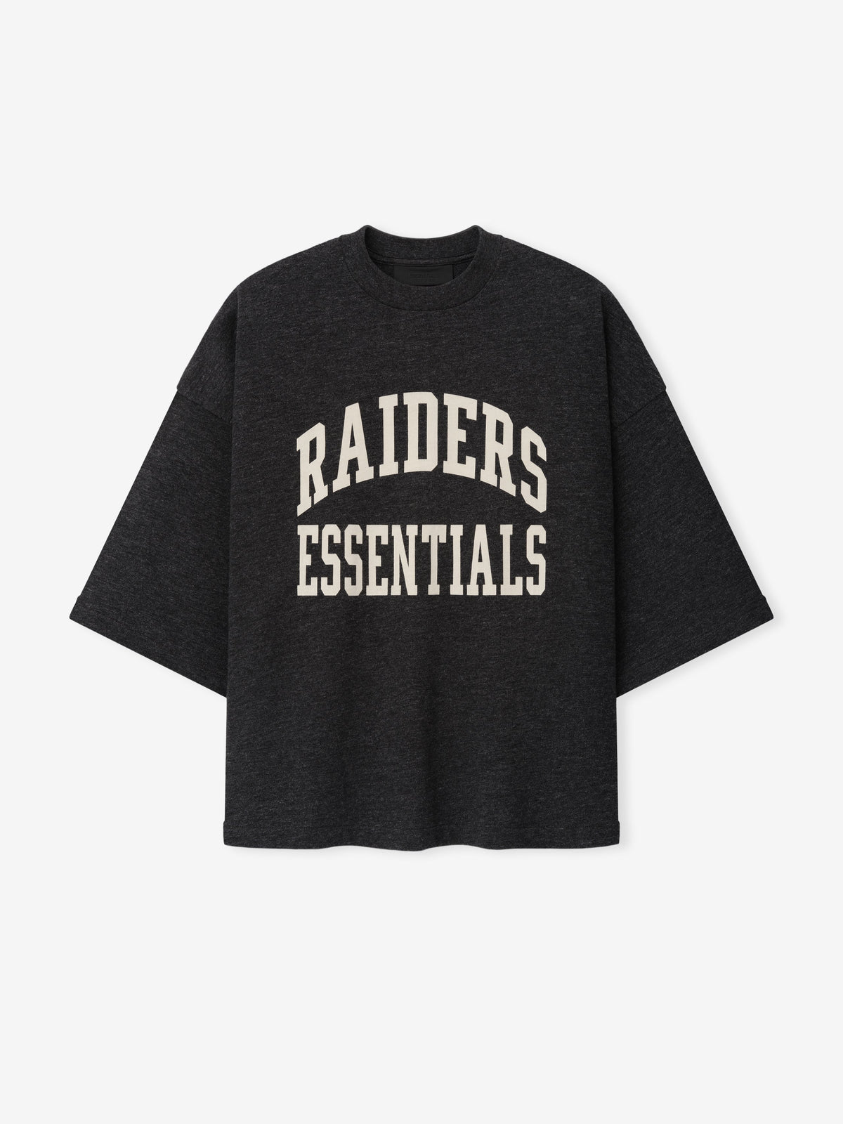 Remera Fear of God Essentials Raiders Merch Iron Grey Heather
