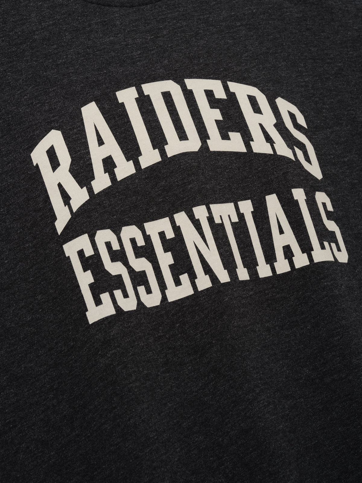 Remera Fear of God Essentials Raiders Merch Iron Grey Heather