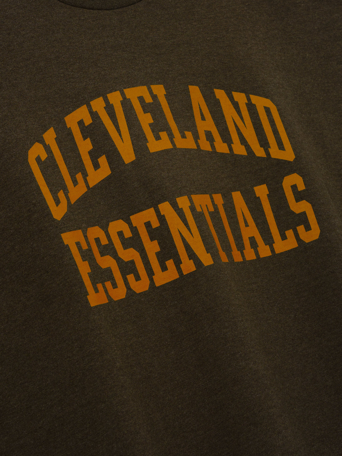 Remera Fear of God Essentials Browns Merch Wood Heather