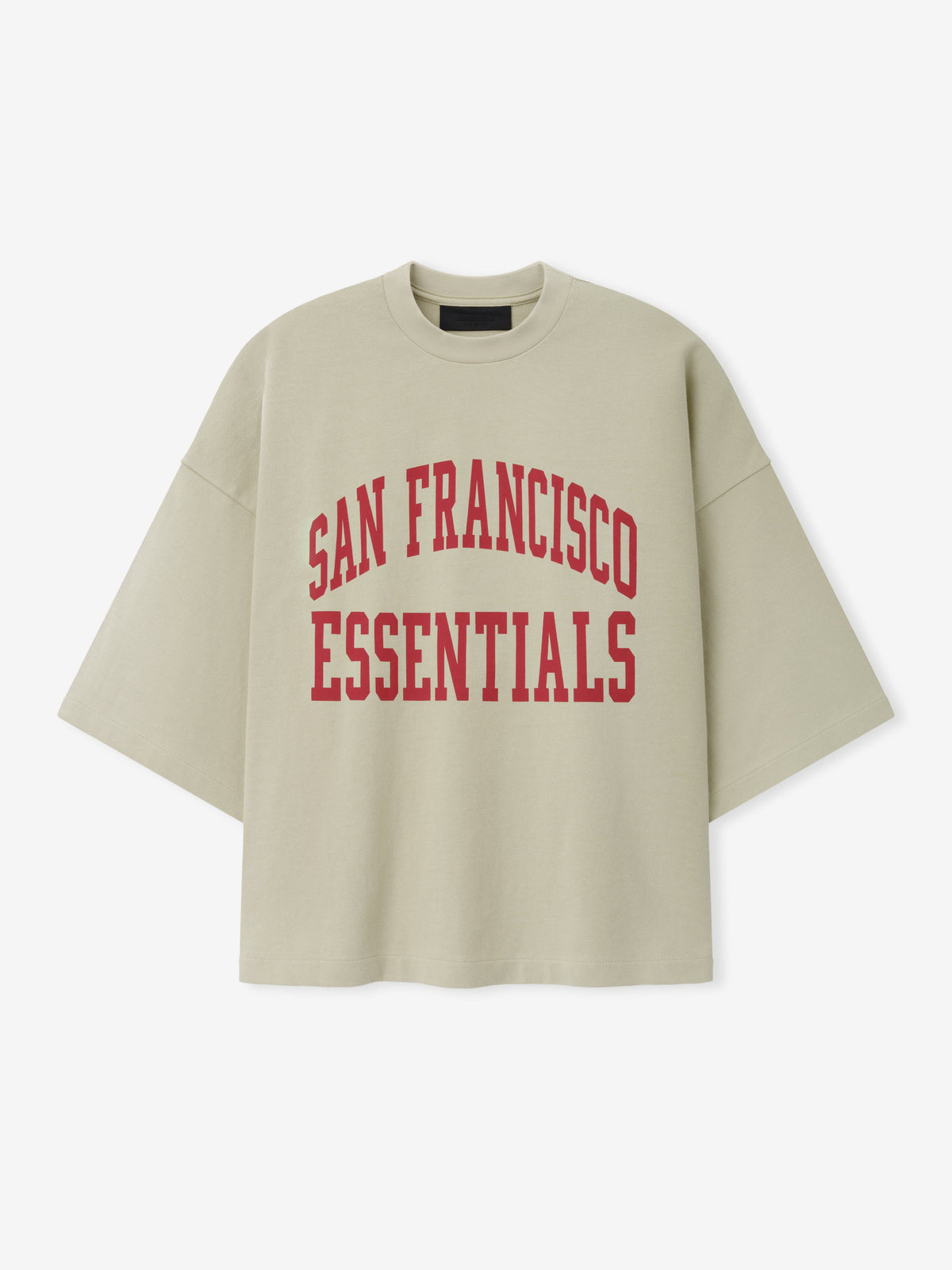 Remera Fear of God Essentials 49ers Merch Sandstone