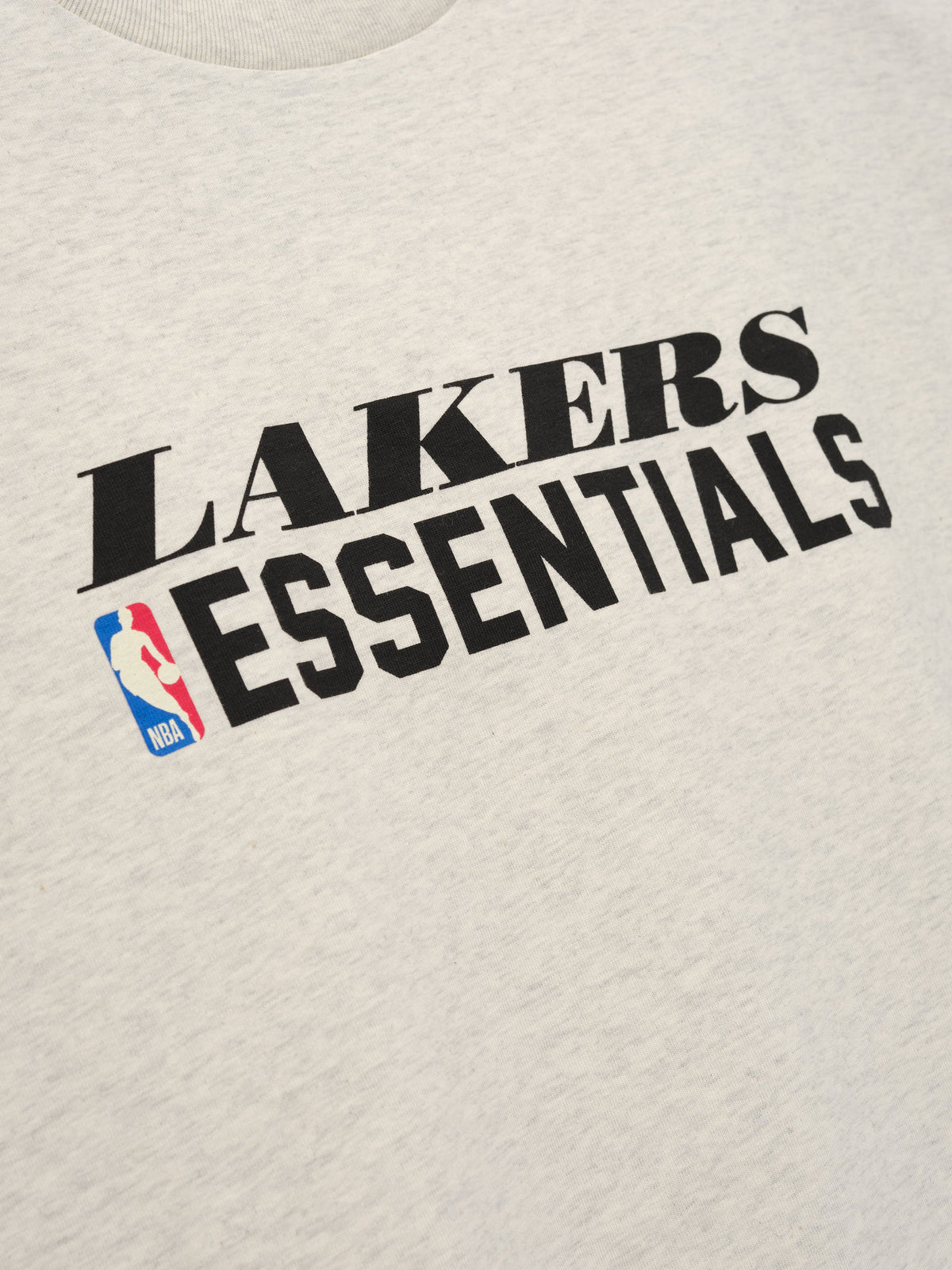 Remera Fear of God Essentials Lakers Muscle Marble Heather