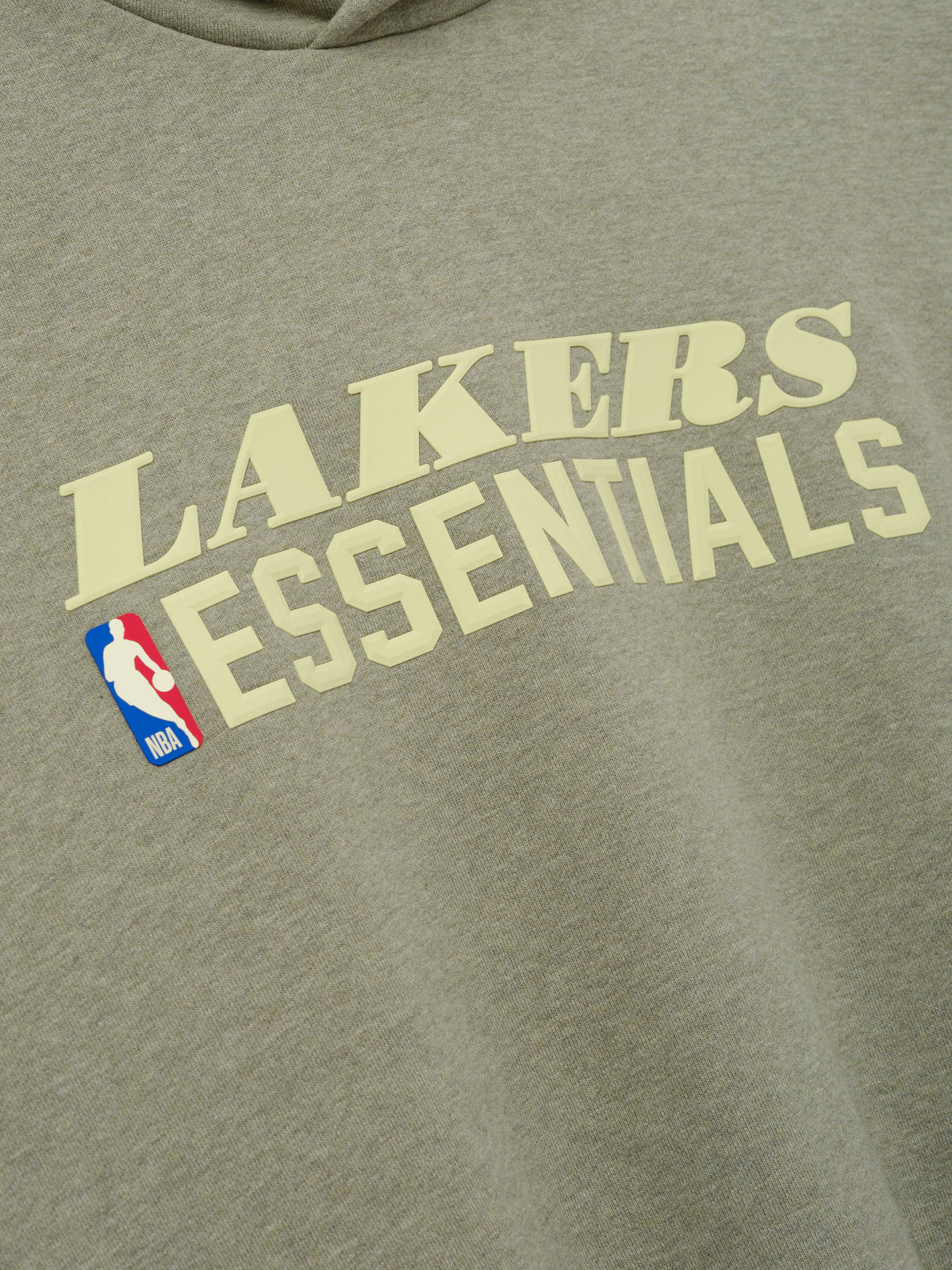 Buzo Fear of God Essentials Lakers 90s Relaxed Seal Heather