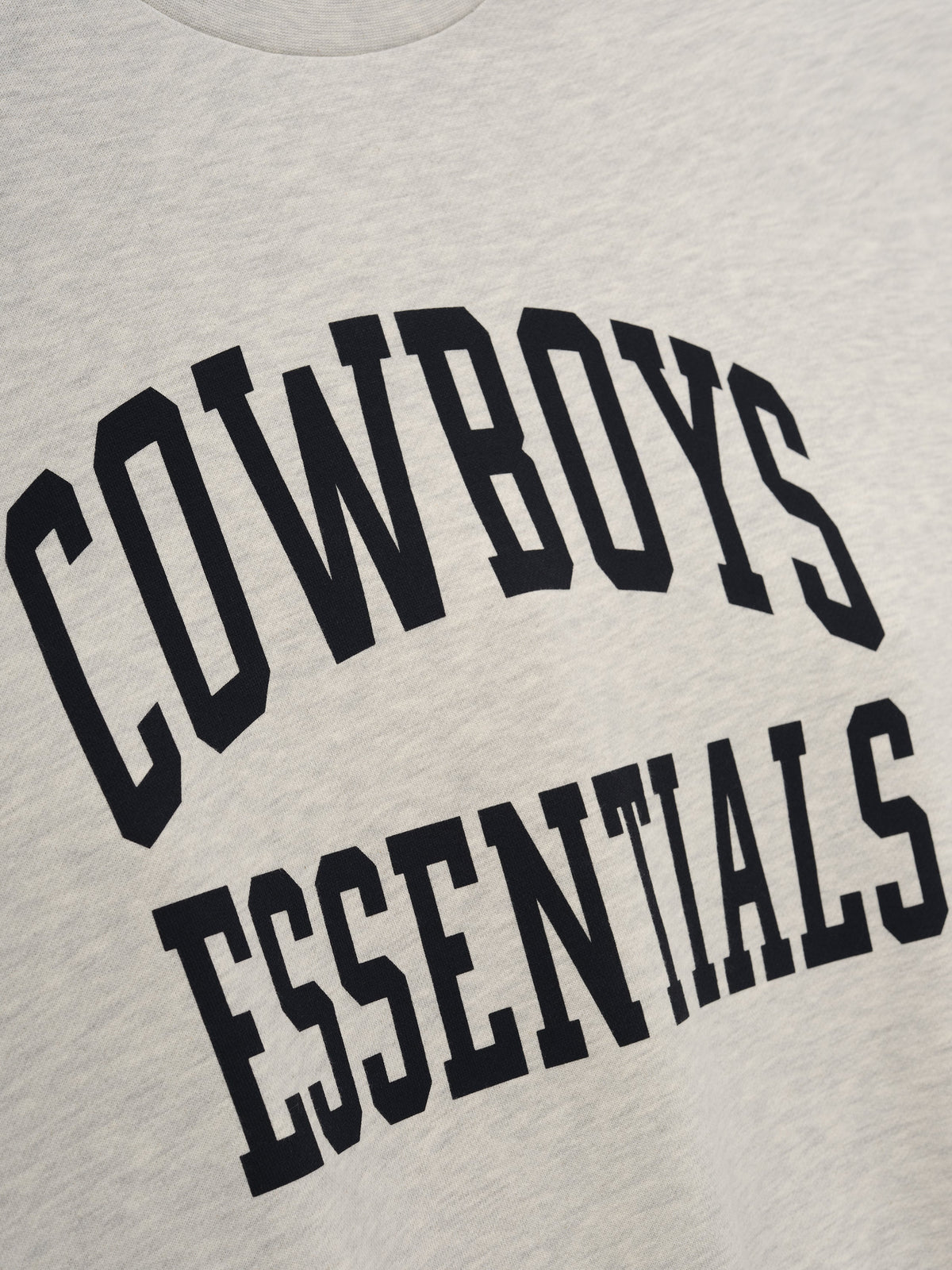 Buzo Fear of God Essentials Dallas Cowboys Training Camp Boxy Fit Light Heather
