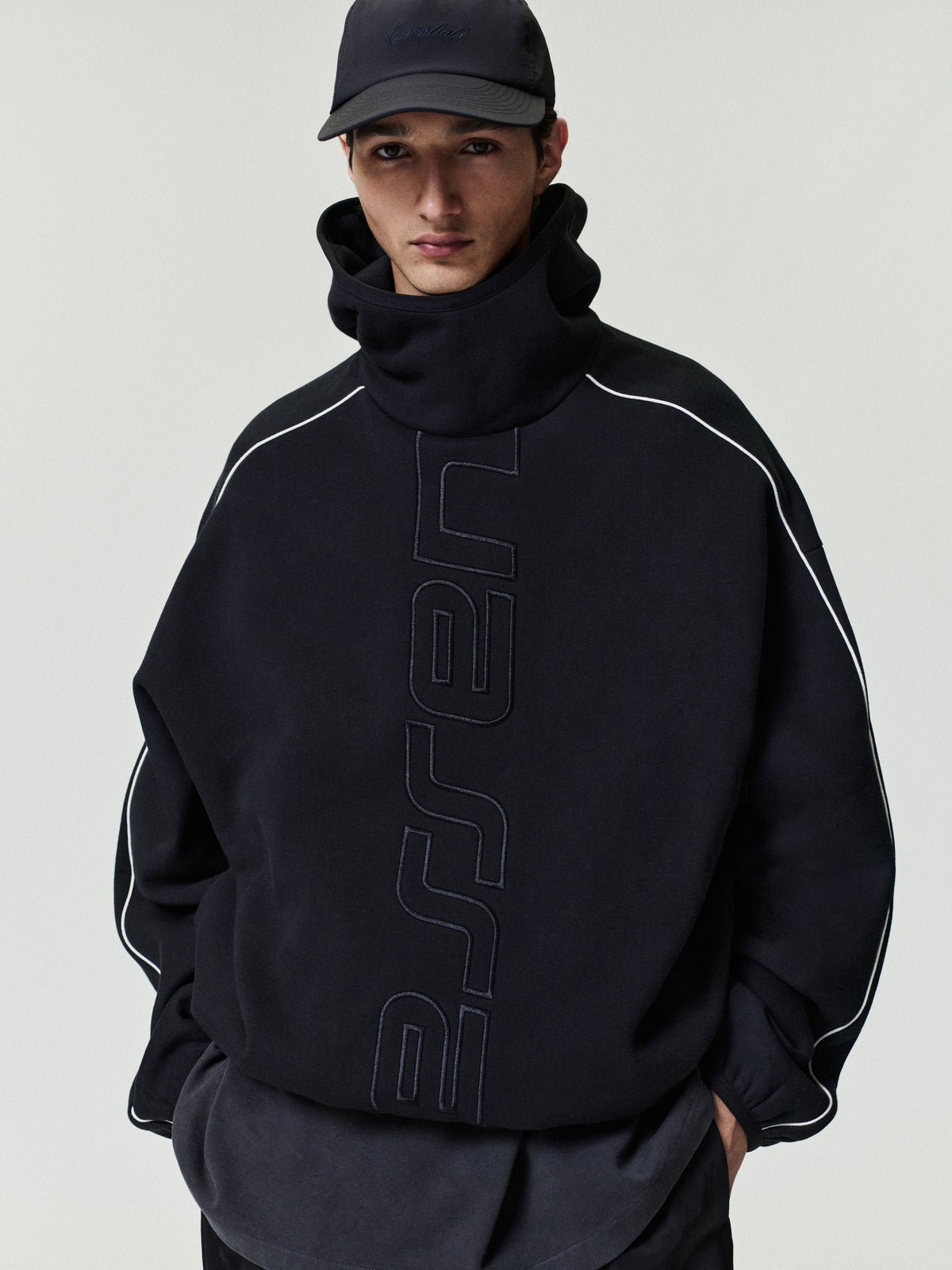 Buzo Fear of God Essentials Active Trace Modern Fleece Vintage Black