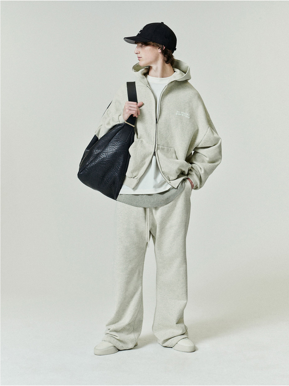 Campera Fear of God Essentials 90s Washed Vanilla Heather