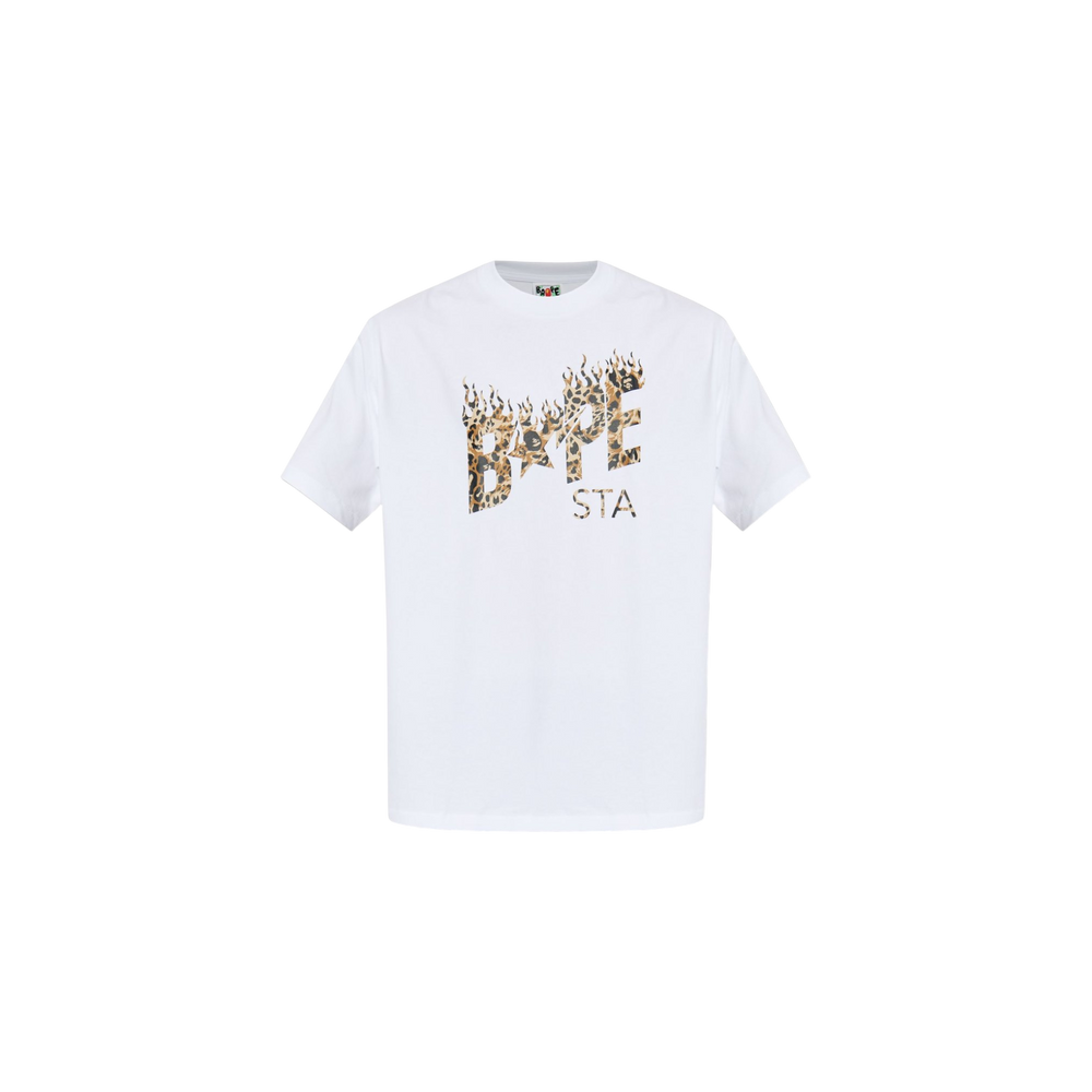 A BATHING APE® Flame Logo Print T-Shirt