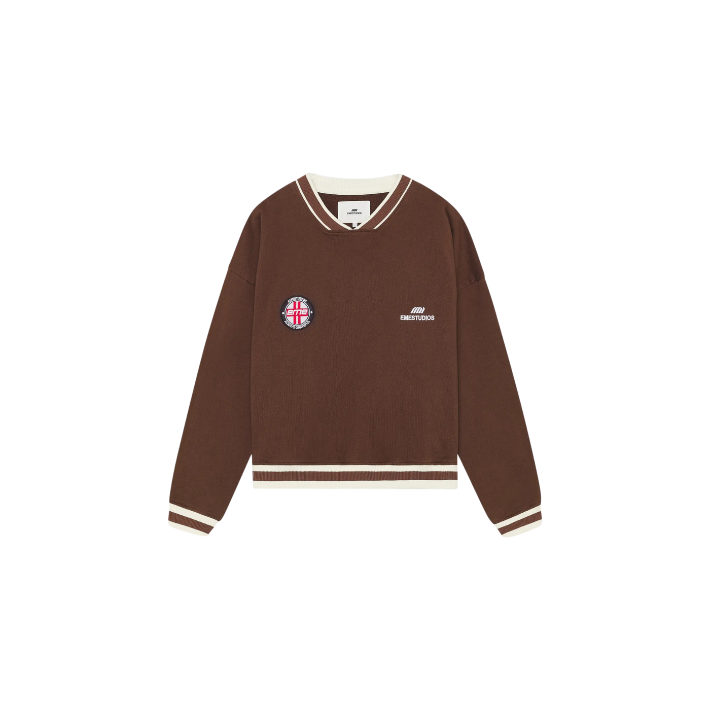 Eme Studios Academy Choco Oversized Crewneck