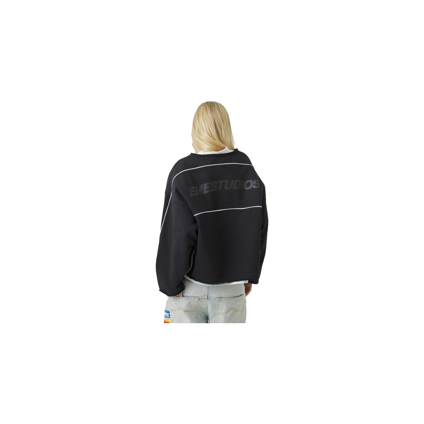 Eme Studios AFK Black Crewneck