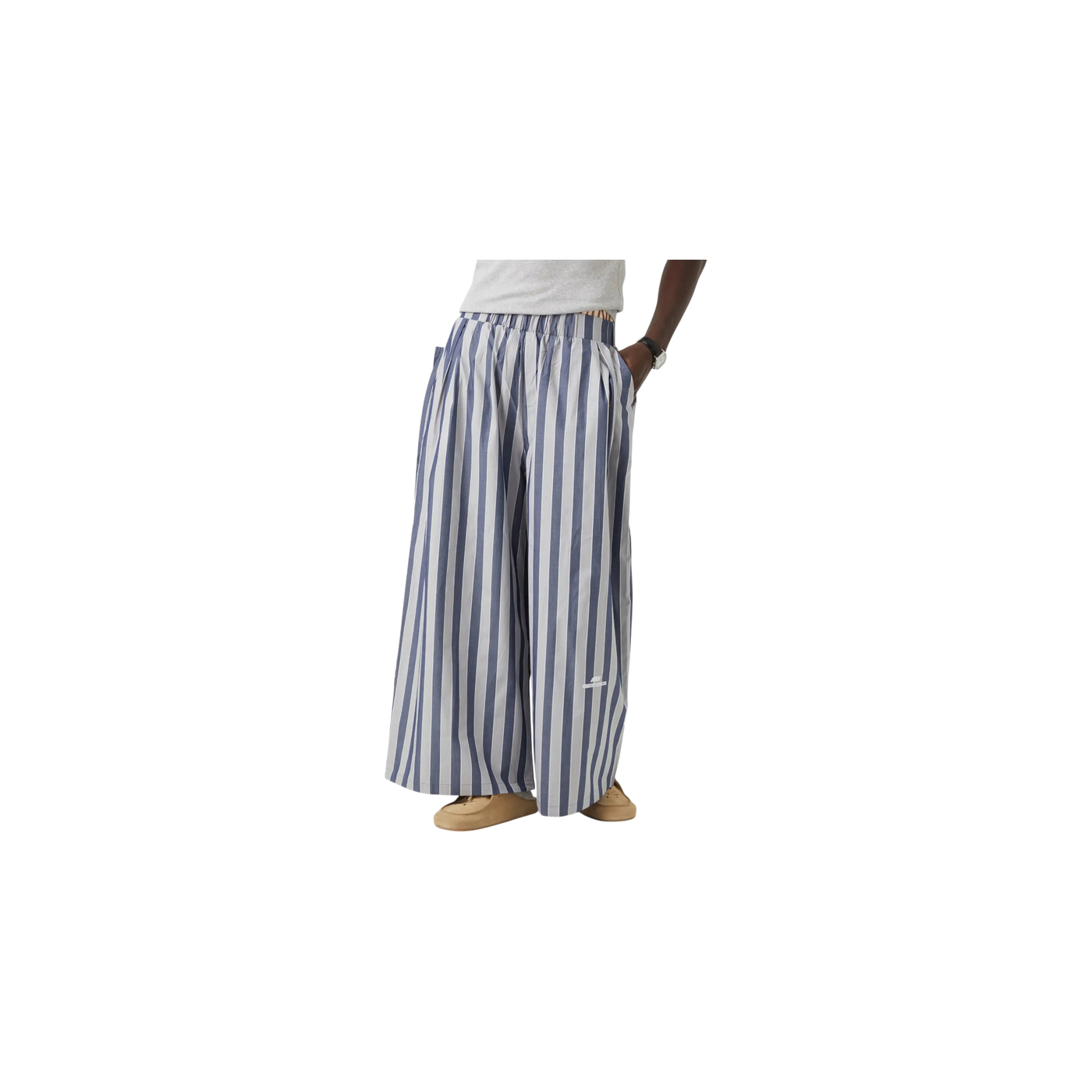 Eme Studios Agl Striped Wide Pants