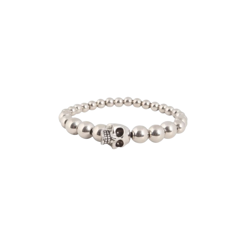 Alexander McQueen Skull Beaded Embellished Bracelet