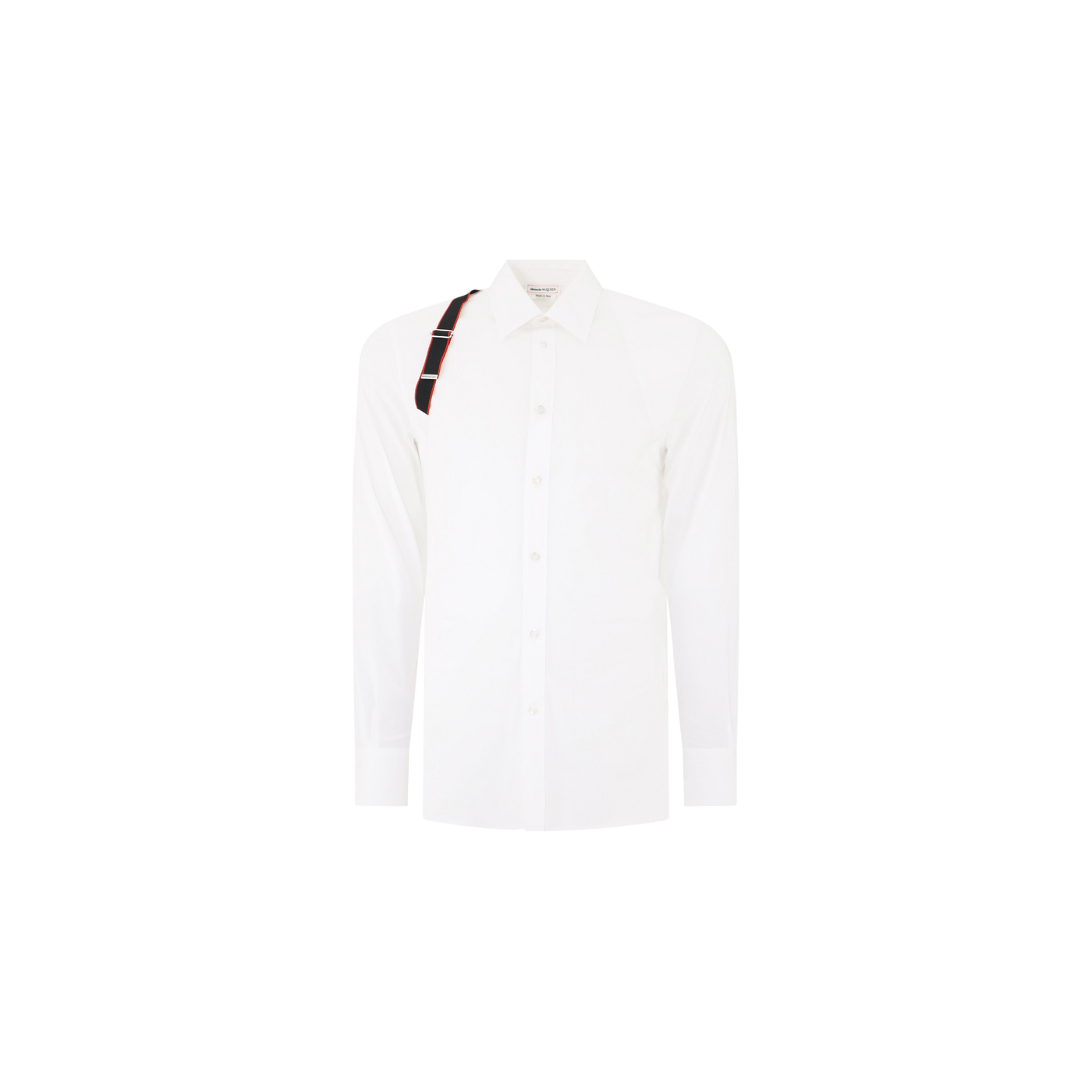 Alexander McQueen Logo Tape Harness Detailed Shirt
