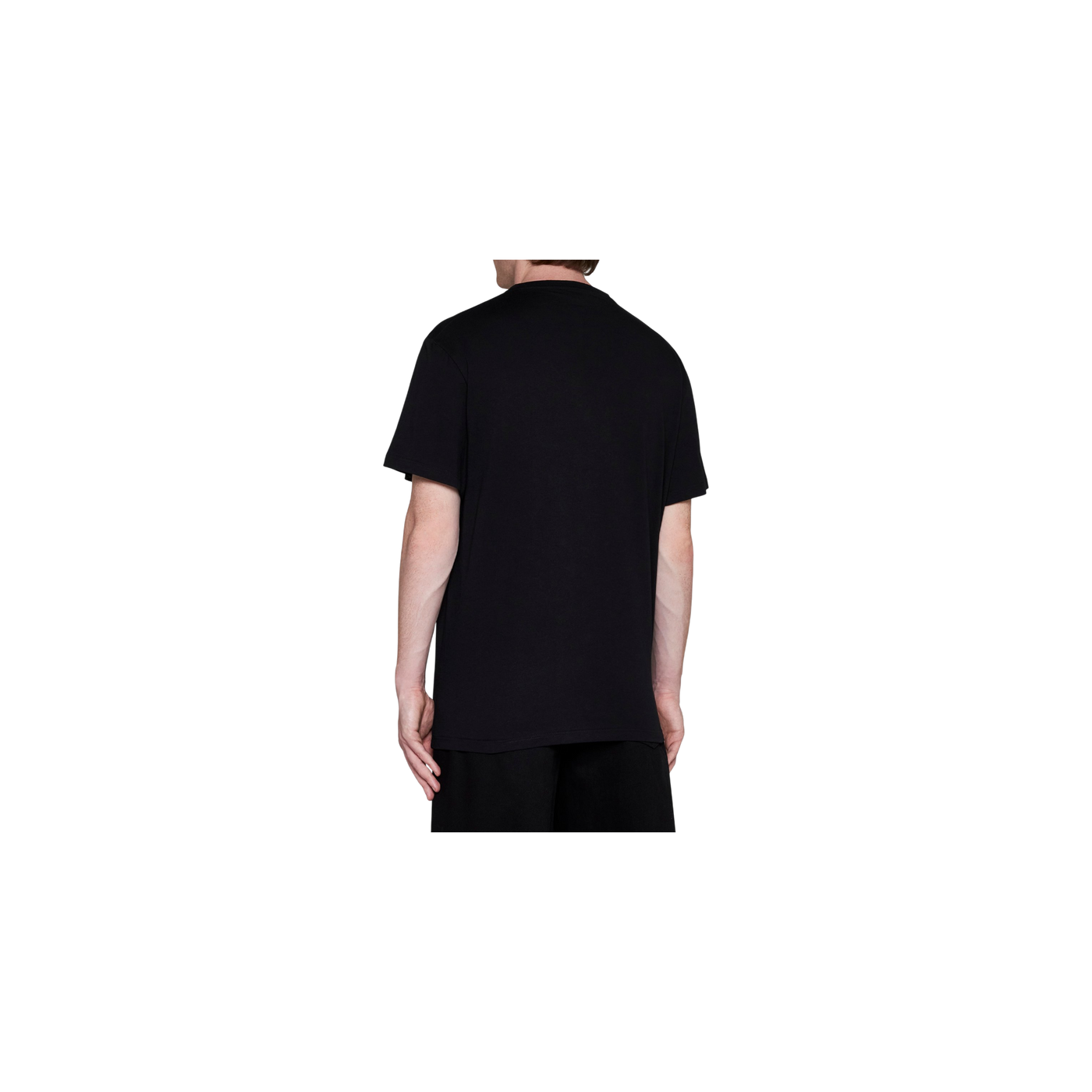 Alexander McQueen Logo Printed Glittered Crewneck T-Shirt