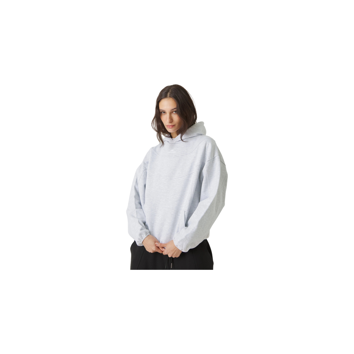 Eme Studios Alfa Heather Grey Oversized Hoodie