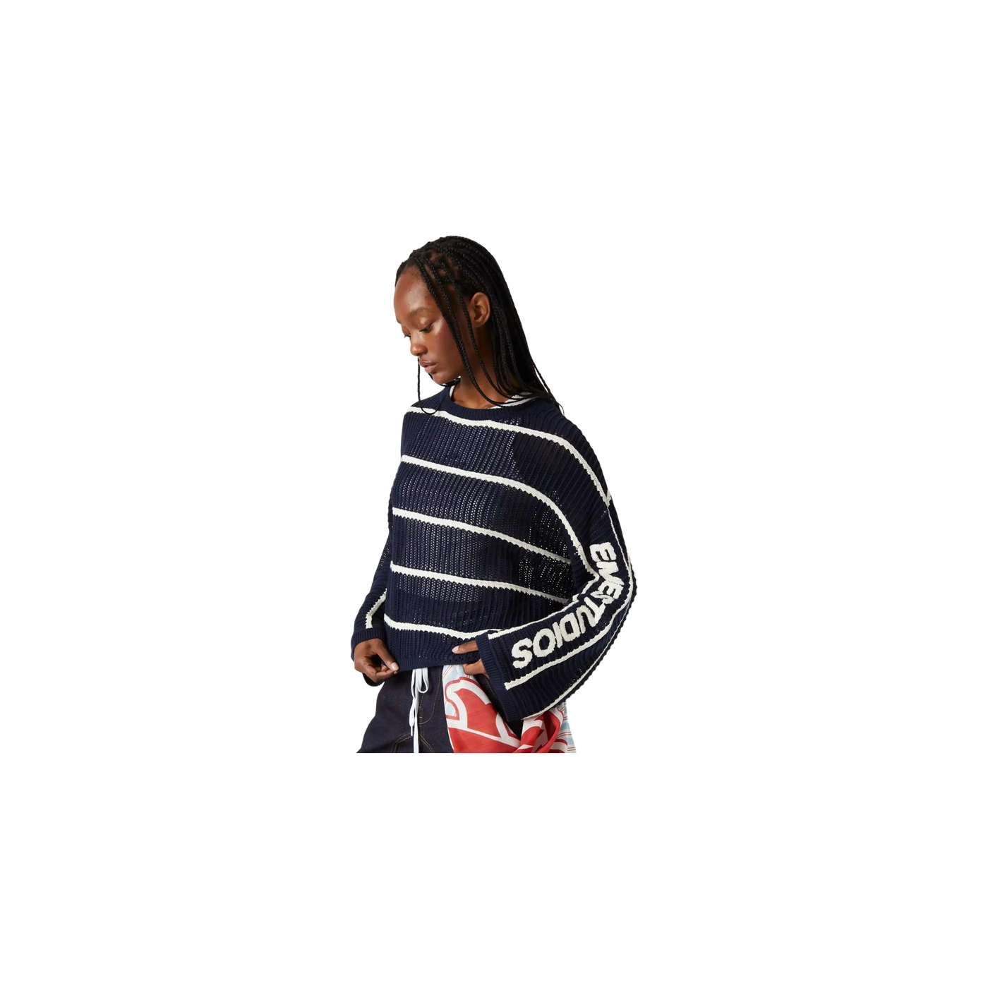Eme Studios Alic Navy Knit Sweater