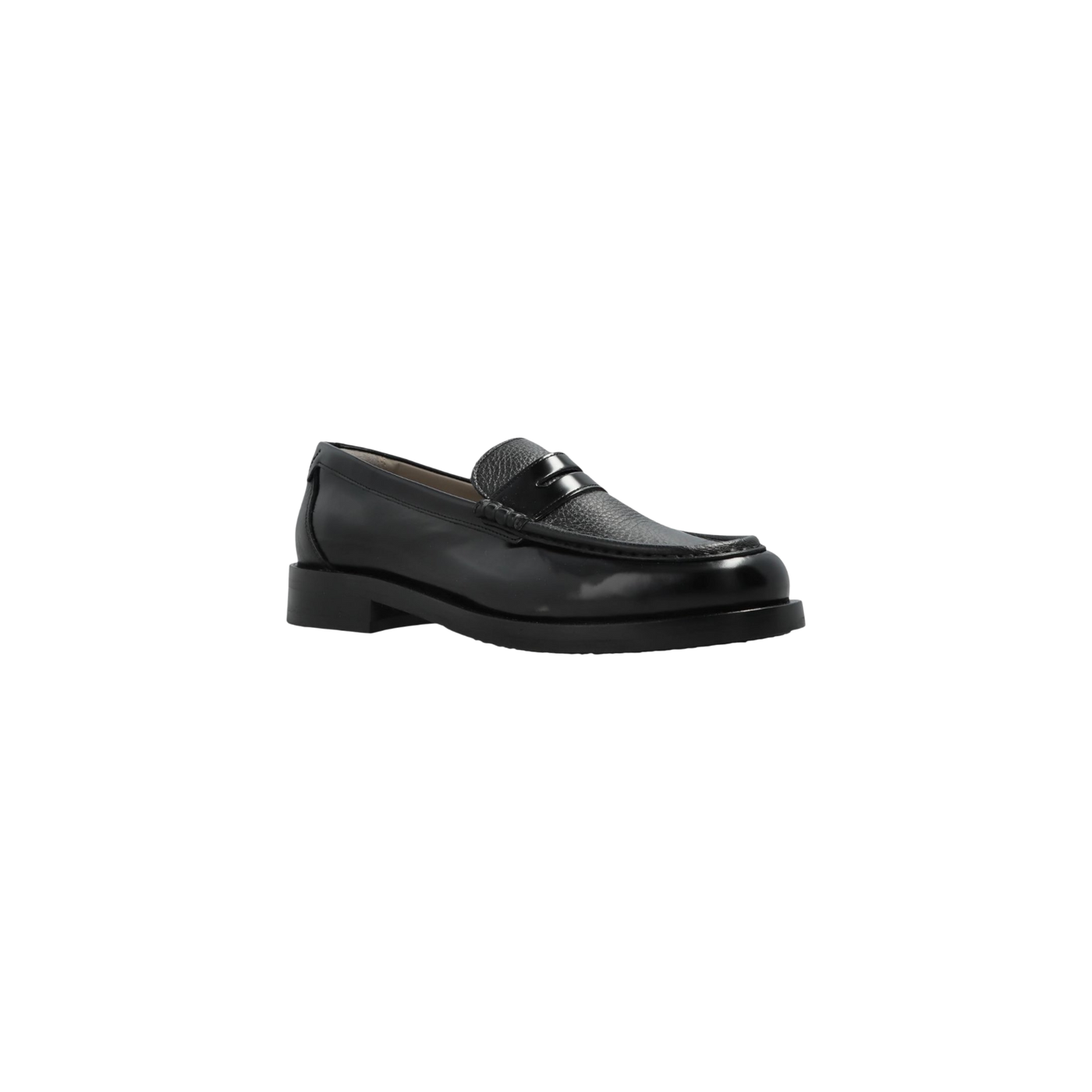 Allsaints Bloom Textured Penny Loafers