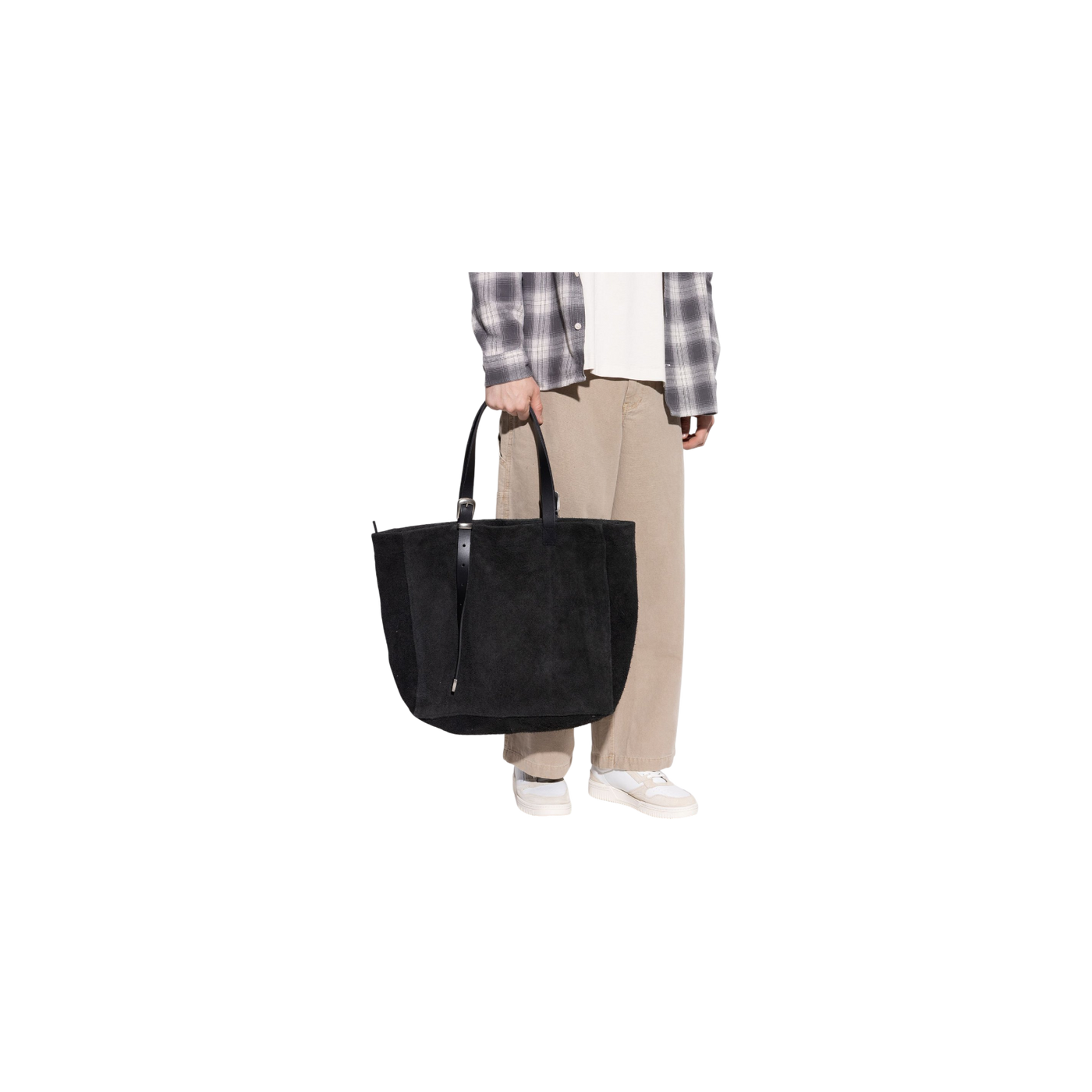 Allsaints Haven Buckled Strap Tote Bag