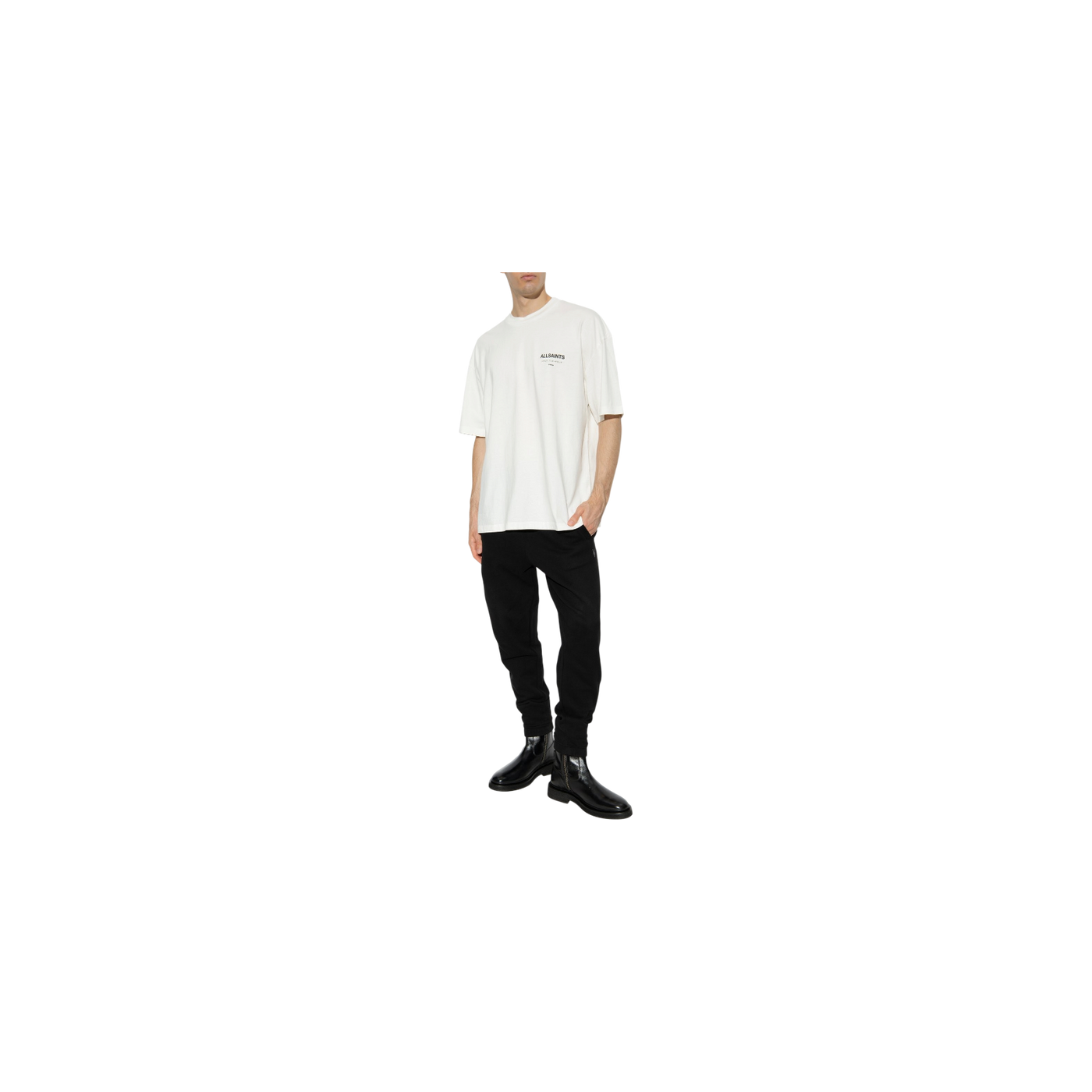 Allsaints Logo Print Casual T-Shirt