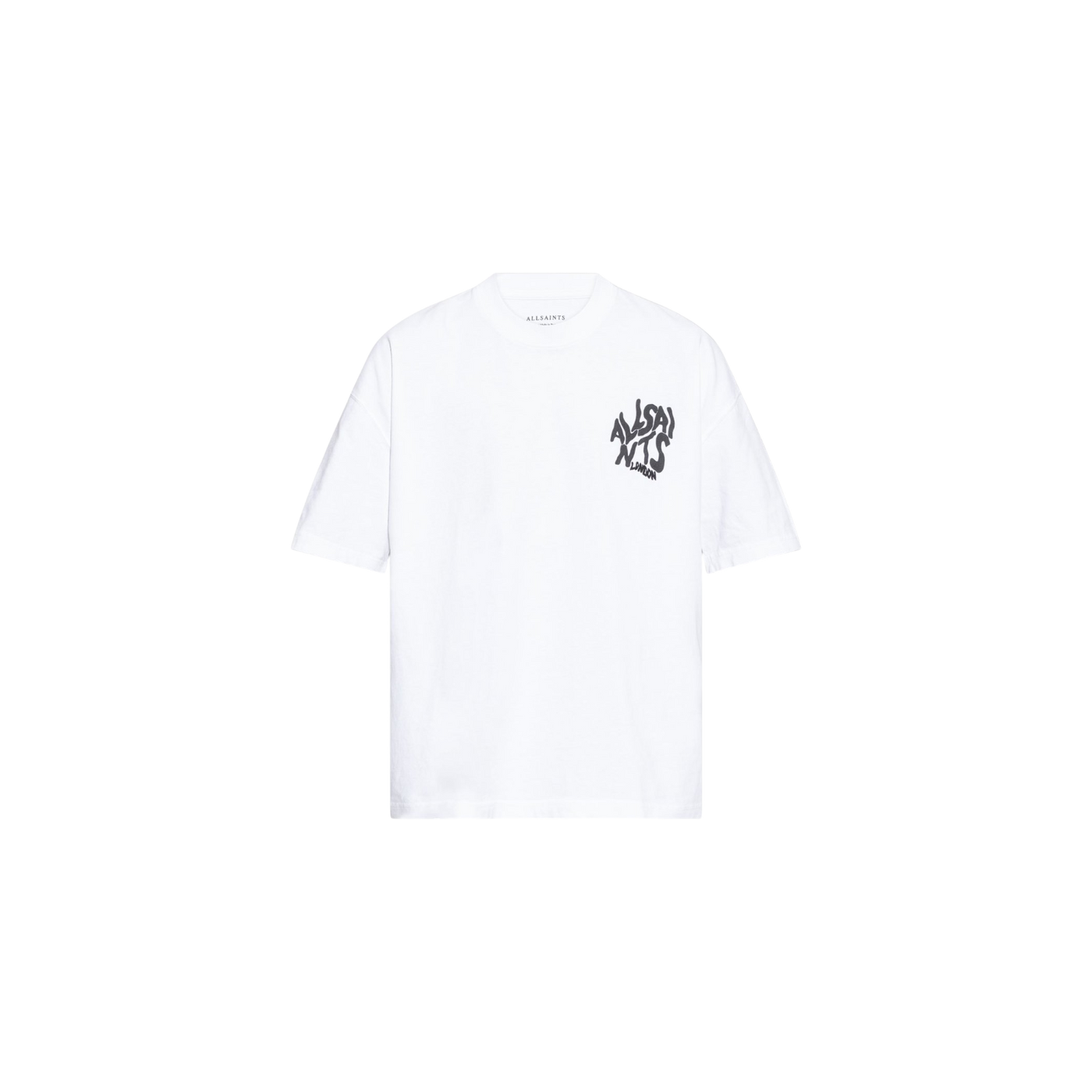 Allsaints Logo Printed Crewneck T-Shirt
