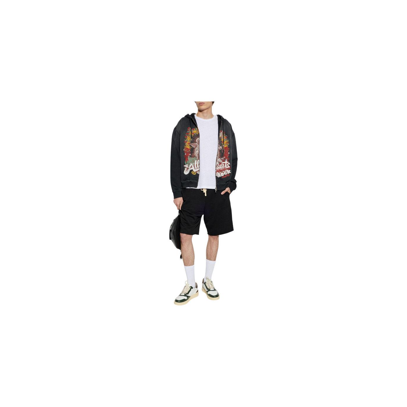 Allsaints Roque Graphic Zip Hoodie