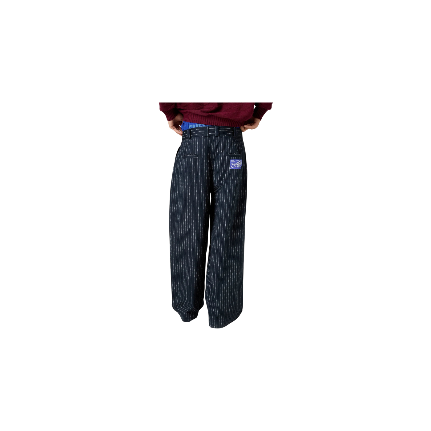 Eme Studios Alt Navy Tailored Pants
