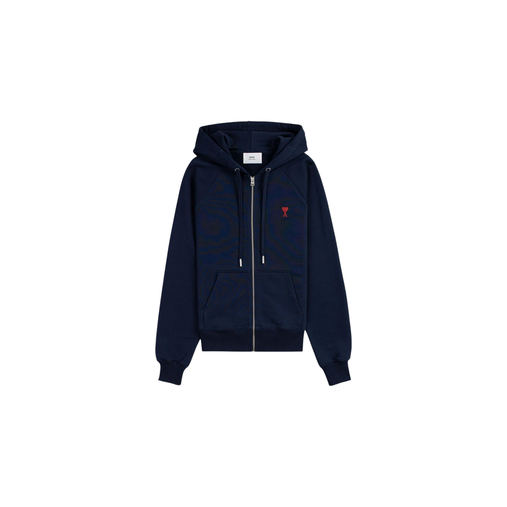 AMI Paris Ami de Coeur Zipped Hoodie