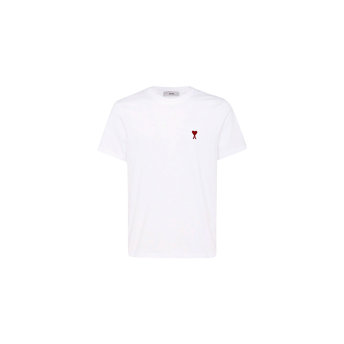 AMI Logo Embroidered Crewneck T-Shirt