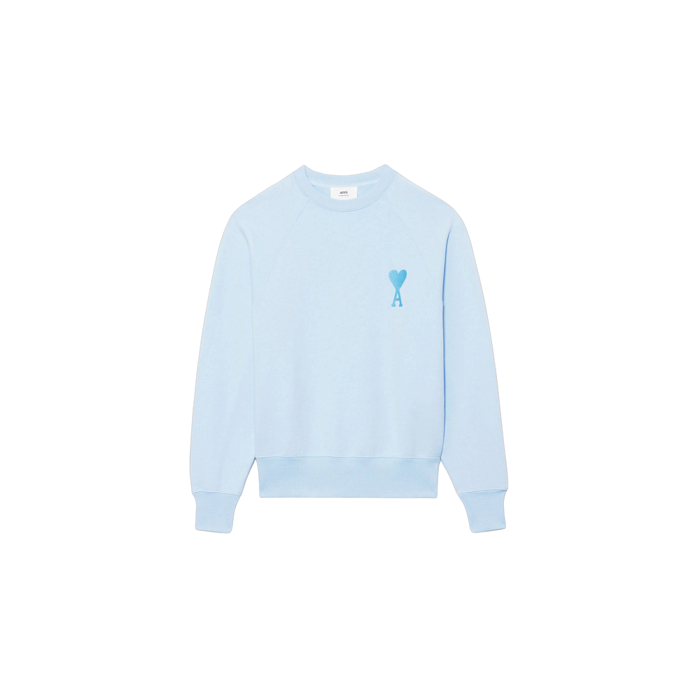 Buzo Ami Paris Ami de Coeur Tonal Boxy Fit Sky Blue