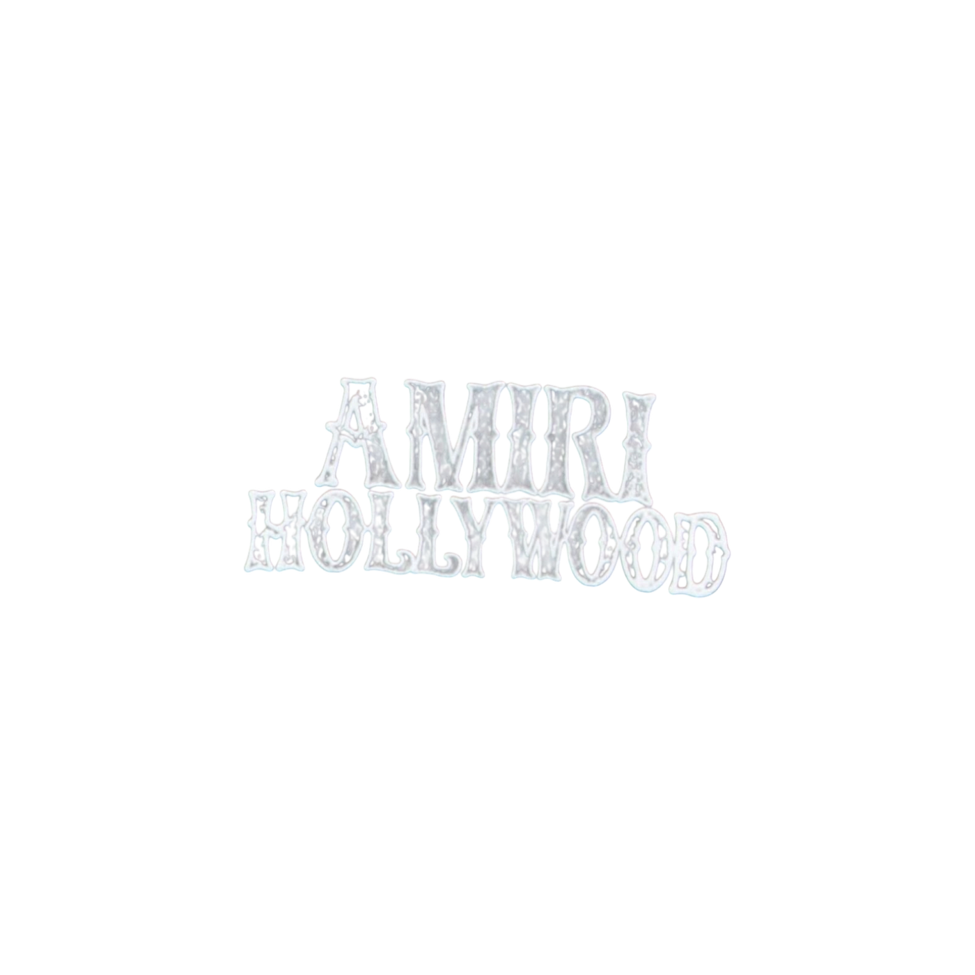 Amiri Logo Hollywood Printed Oversized T-Shirt