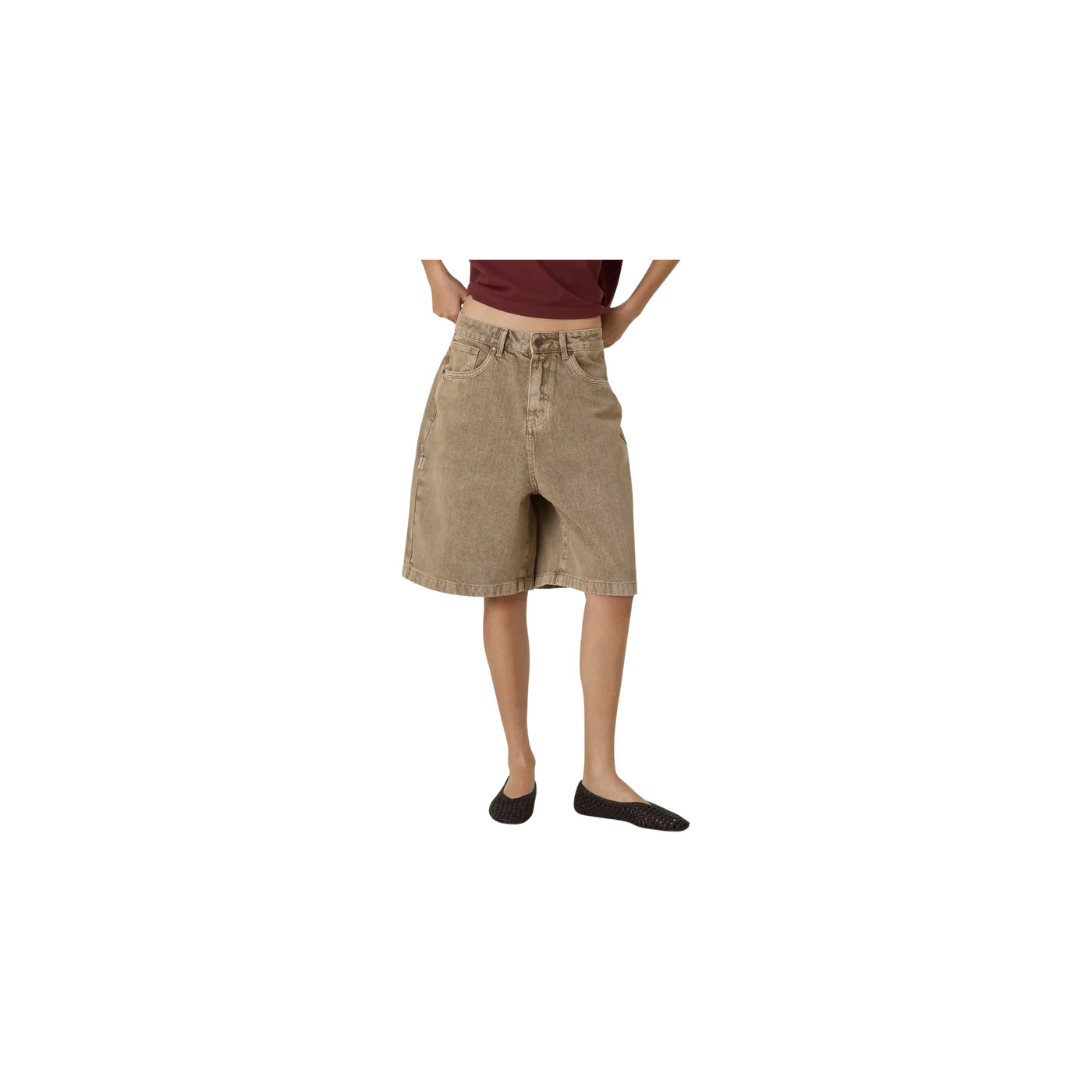 Eme Studios Andy Wooden Denim Jorts