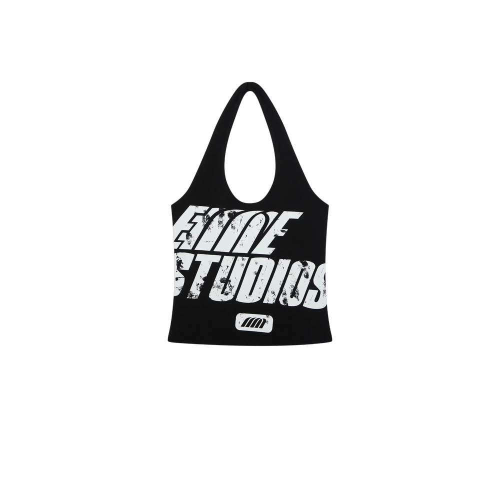 Eme Studios Annona Black Halter Top