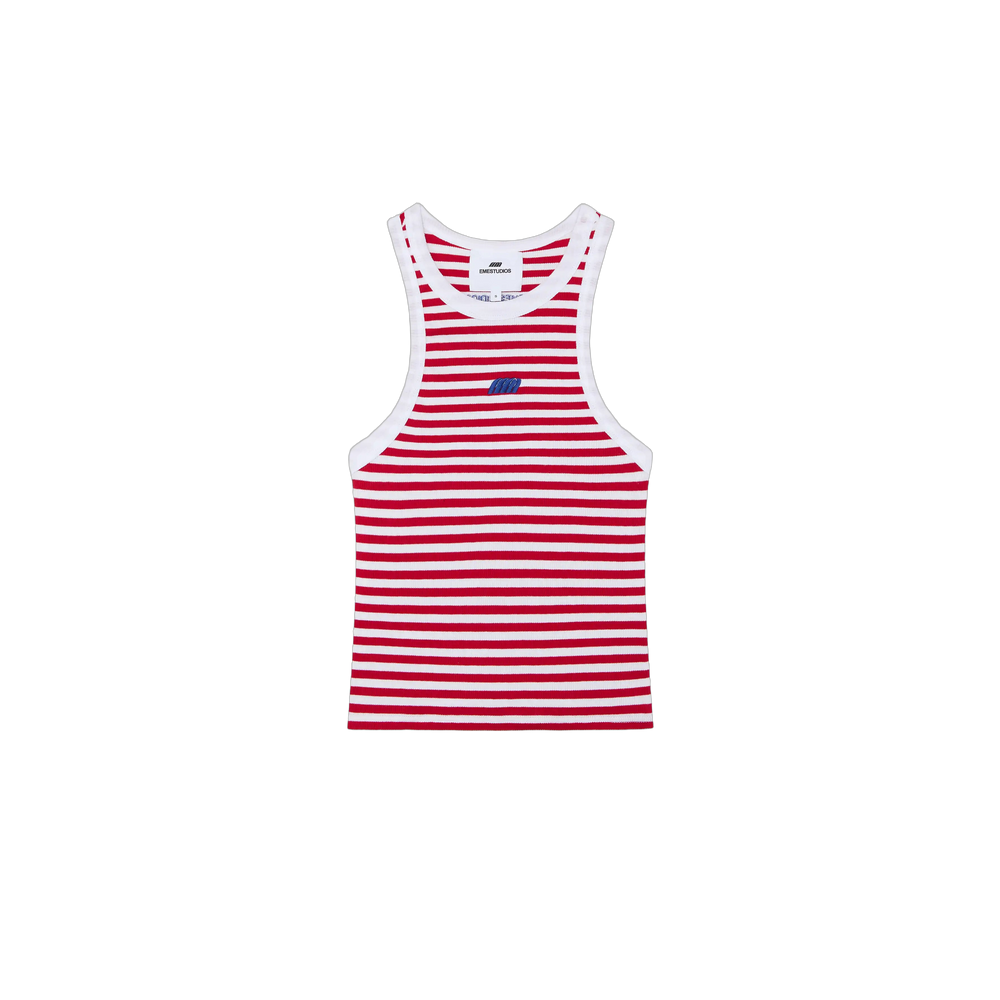 Eme Studios Anny Cherry Striped Tank Top