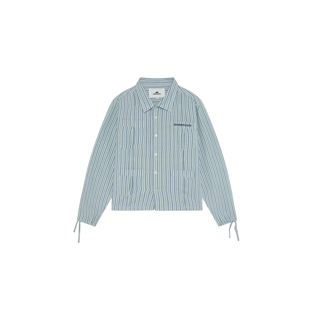 Eme Studios Areal Guayabera Blued Shirt
