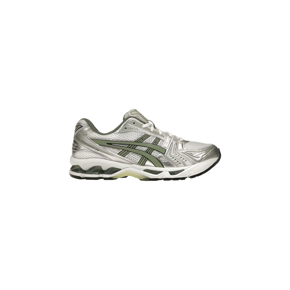 Asics Gel-Kayano 14 White Pure Silver Slate Grey Sage