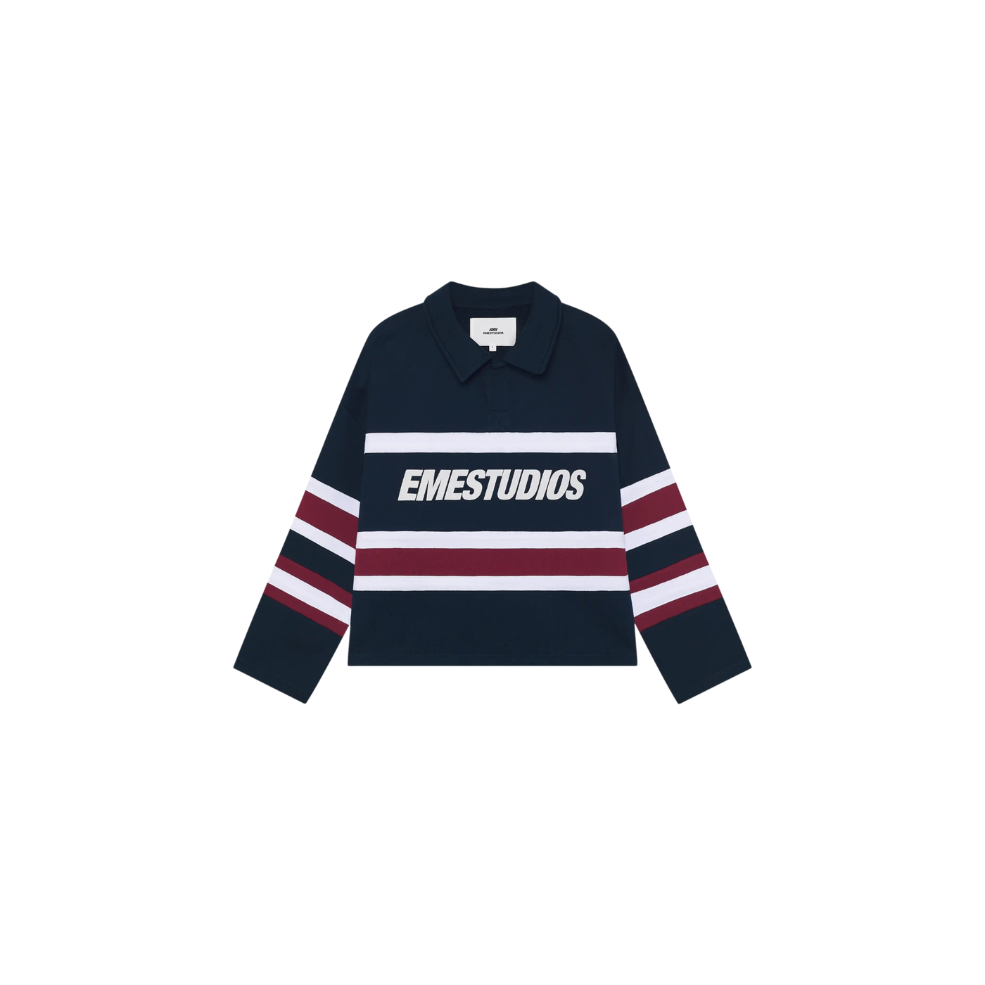 Eme Studios Bachatas Navy Polo Crewneck