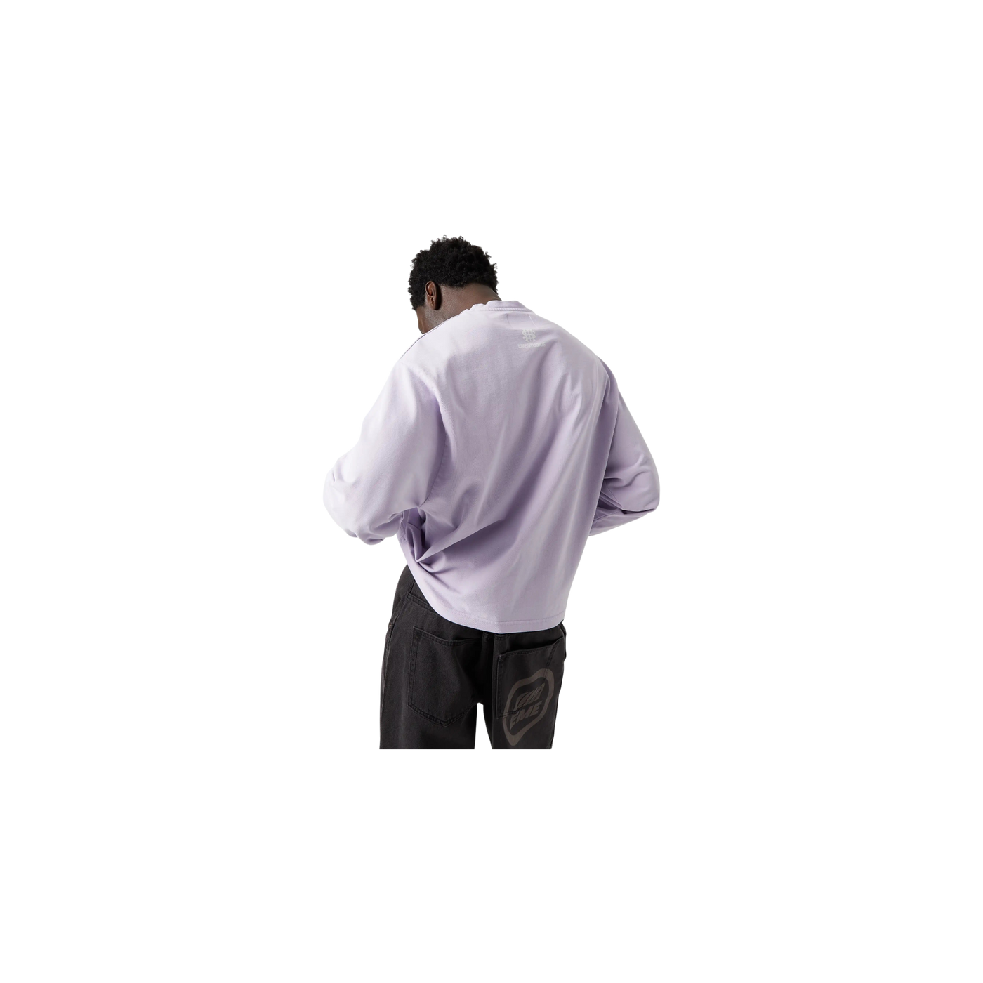 Eme Studios Badge Gray Lilac Long Sleeve
