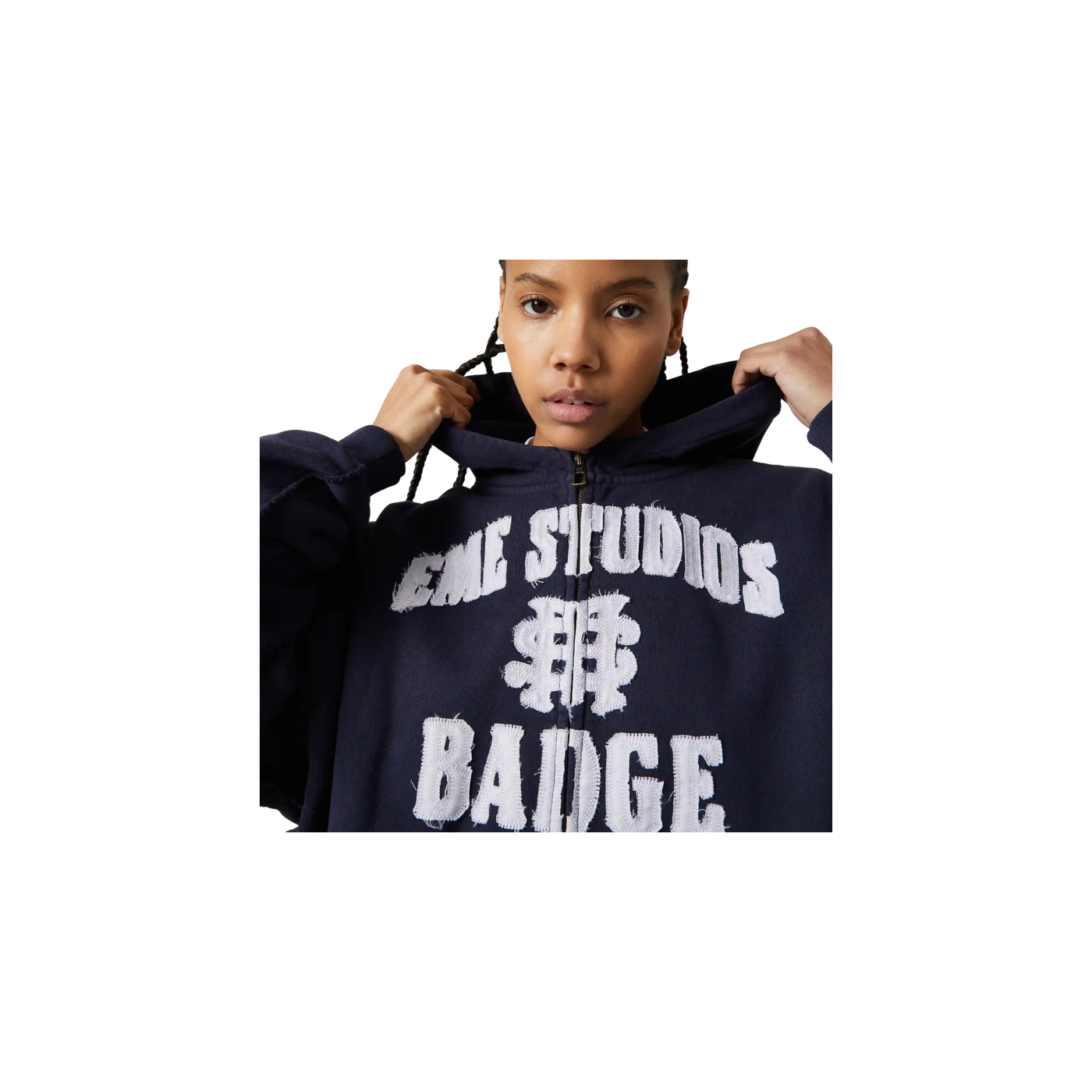 Eme Studios Badge Navy Full Zip